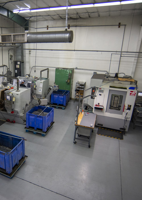 The shop floor at Velocity Machine Works